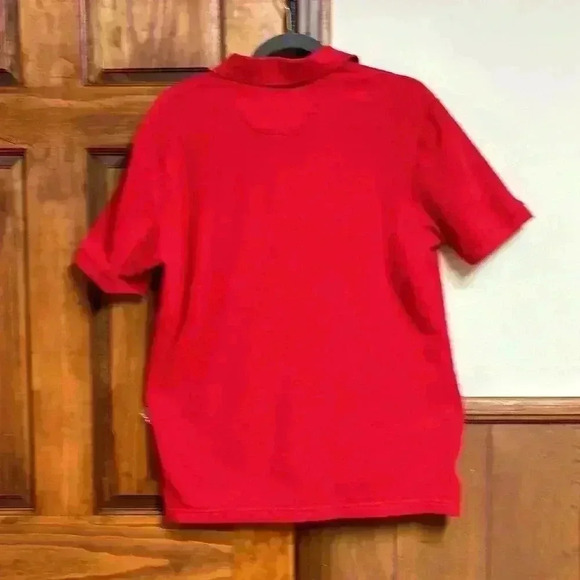 Men's Chaps Red 3 Button Shirt Size M - Picture 5 of 9